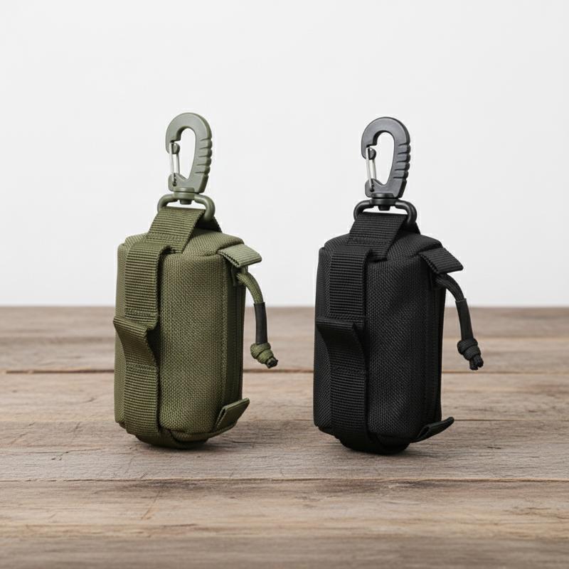 Edc Carry Pocket - アウトドア EDC ポーチ、ジッパーキーカードホルダー、小さなツールバッグ、ハンティングやキャンプ用のポータブルウエストウォレット