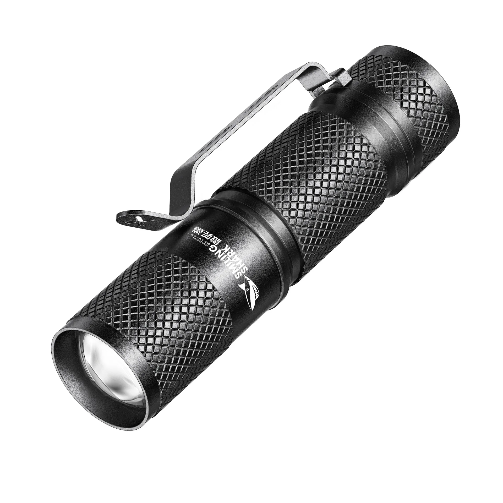 Edc (Every Day Carry - ミニ戦術ズームLED懐中電灯,超強力,USB充電式,ハイパワー,EDCトーチ,金属ペン,クリップ,ハンドランプ,新品