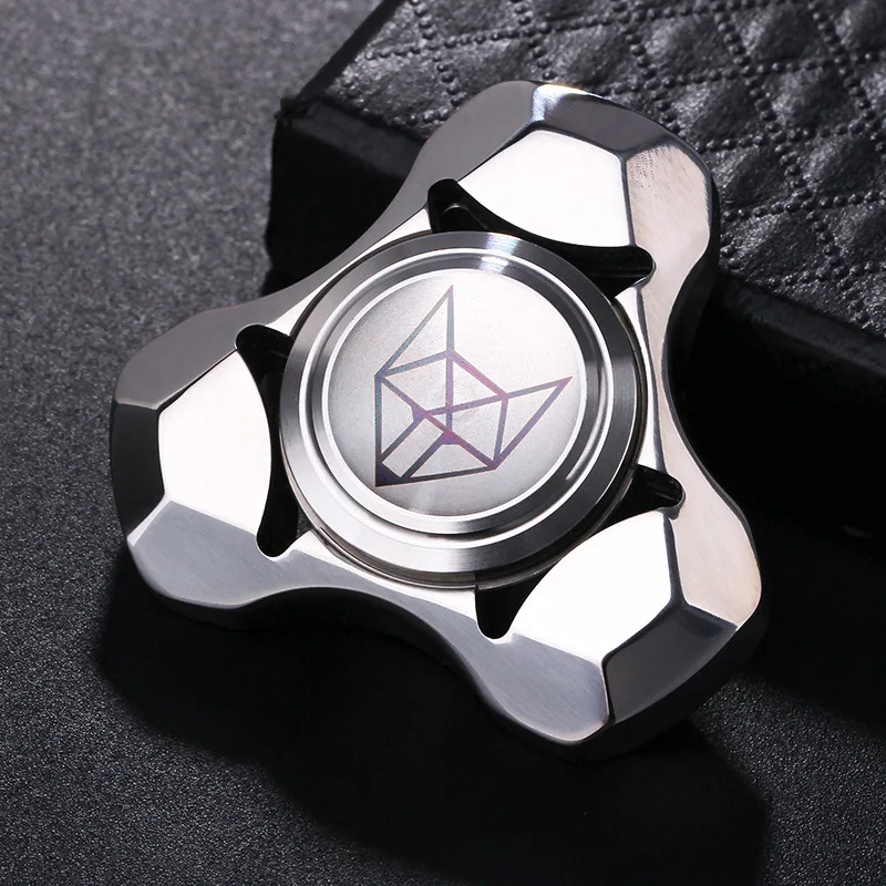 Fidget Spinner Bearing - 新しいフォックスステンレス鋼金属フィジェットスピナー大人 EDC 抗ストレスハンドスピナーオフィスおもちゃ自閉症ストレスリリーフおもちゃ