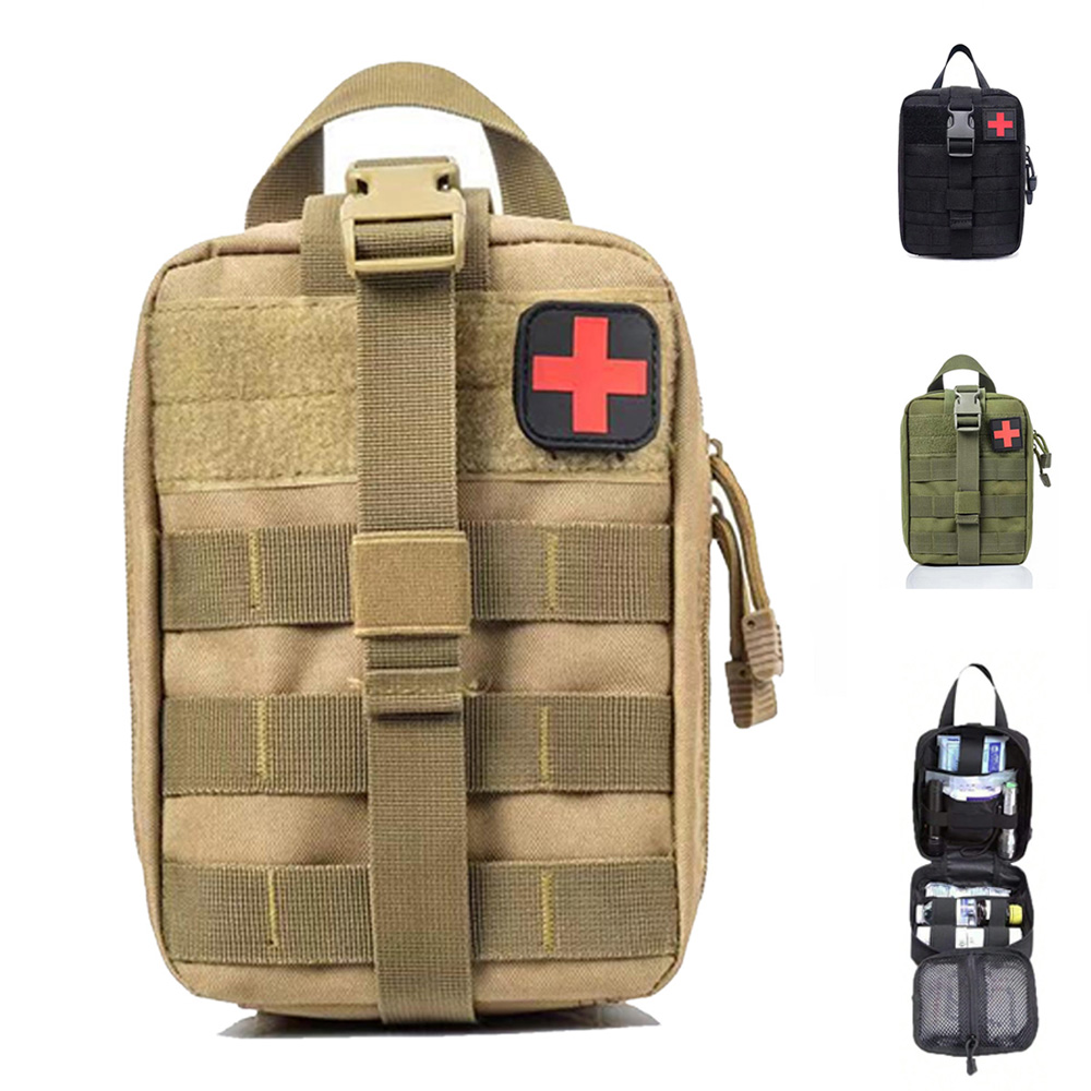 Edc Carry Pocket - 応急処置キット 医療緊急バッグ 男女兼用 アウトドアスポーツ 旅行 多目的