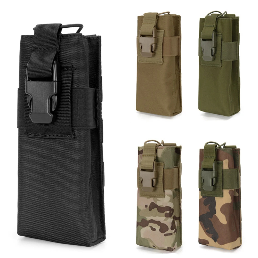 Edc Carry Pocket - アウトドア用トランシーバーポーチ、ウォーターボトルバッグ、ハンドヘルドラジオバッグ、Molleタクティカル多機能アクセサリーバッグ、トラベルEDCパック