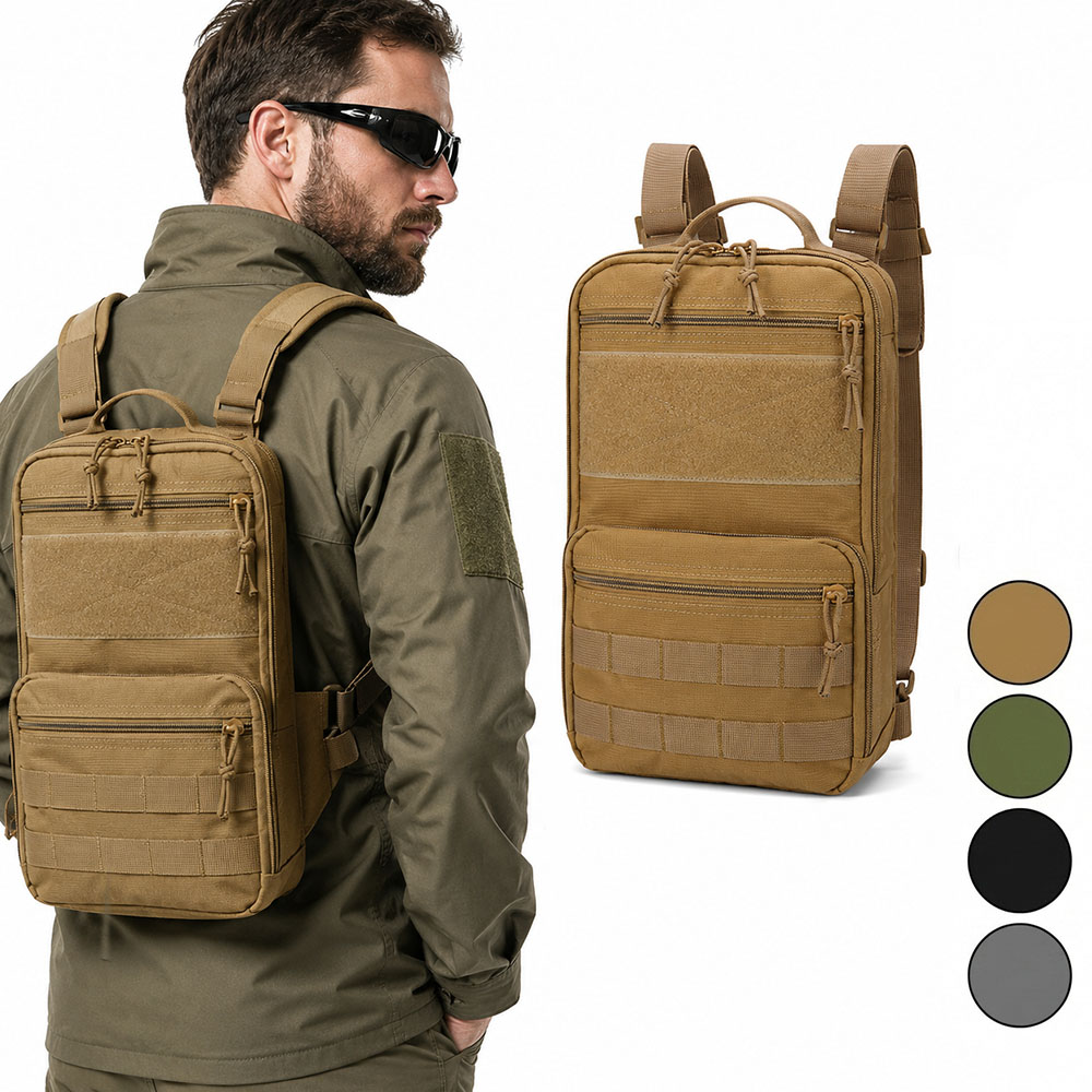 Edc Carry Kit - 戦術的なMOLLEバックパック防水取り外し可能なアウトドアEDCバックパック多機能ベストバックパックハイキングサイクリングキャンプ用