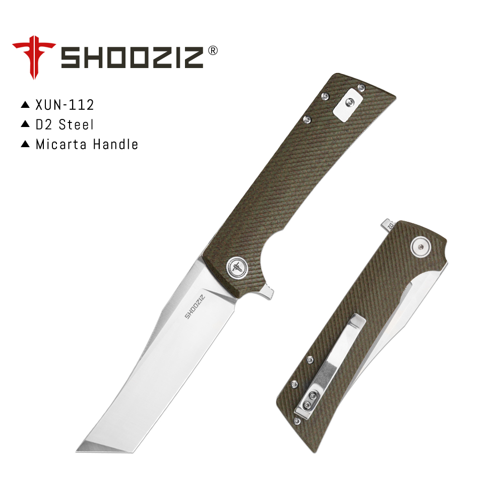 Shooziz XUN112 EDC 折りたたみナイフ クリ - Edc Carry Clip のレビューと価格