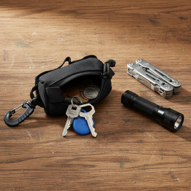 アウトドア EDC ポーチ、ジッパーキーカードホルダー、小さ - Edc Carry Pocket のレビューと価格
