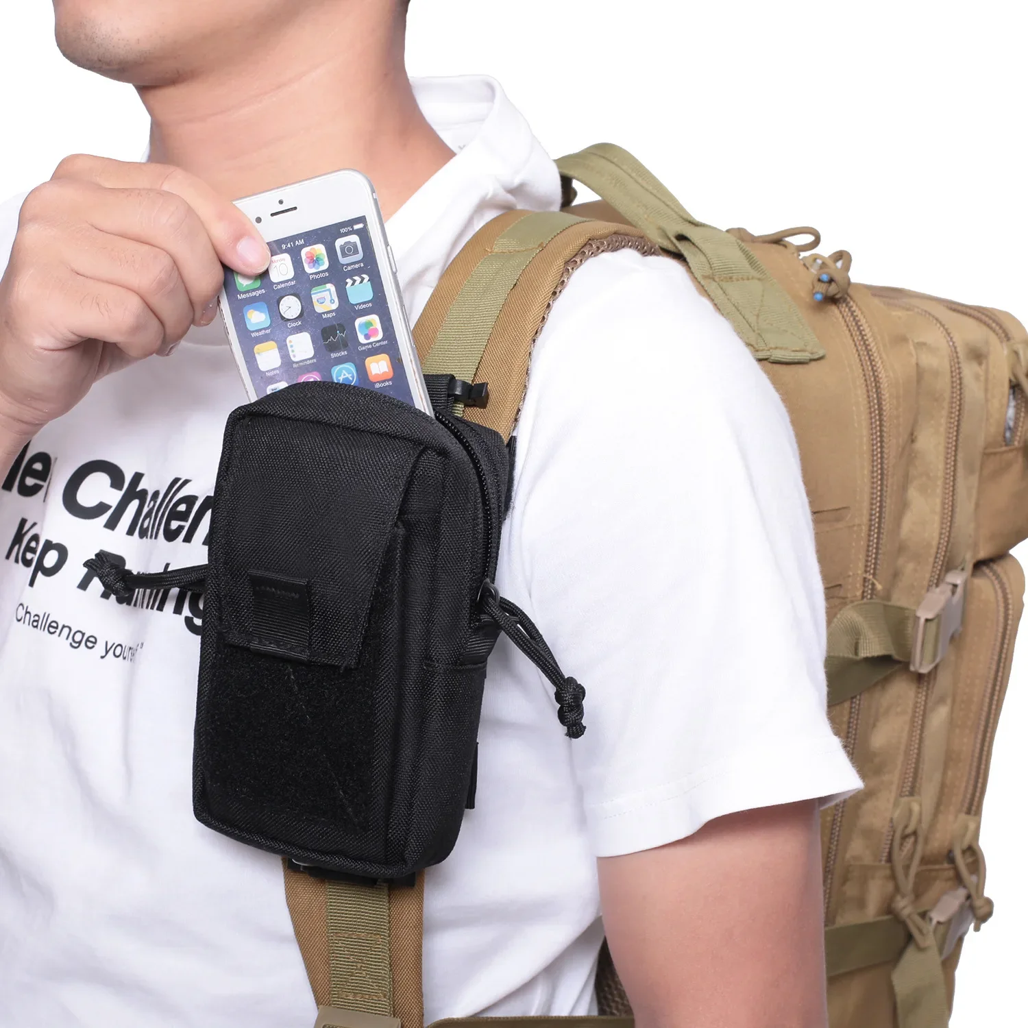 モールバックパックストラップフォンホルダーウエストポーチ - - Edc Carry Kit のレビューと価格