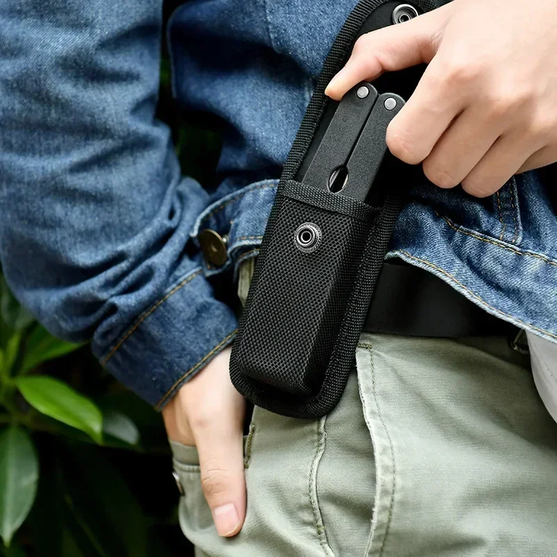 狩猟ナイフカバーバッグナイロンオックスフォードセット折りたた - Edc Everyday Carry Knives のレビューと価格