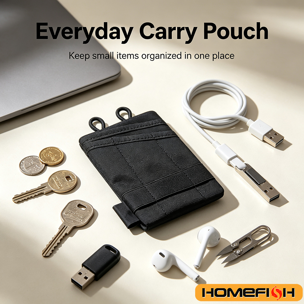 DIYパッチエリア付きEDCオーガナイザーポーチ、マルチツー - Edc Carry Pocket Pouch のレビューと価格