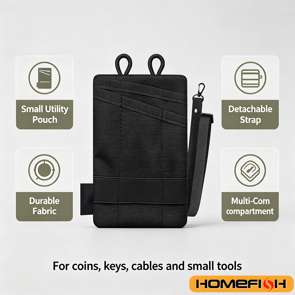 DIYパッチエリア付きEDCオーガナイザーポーチ、マルチツー - Edc Carry Pocket Pouch のレビューと価格