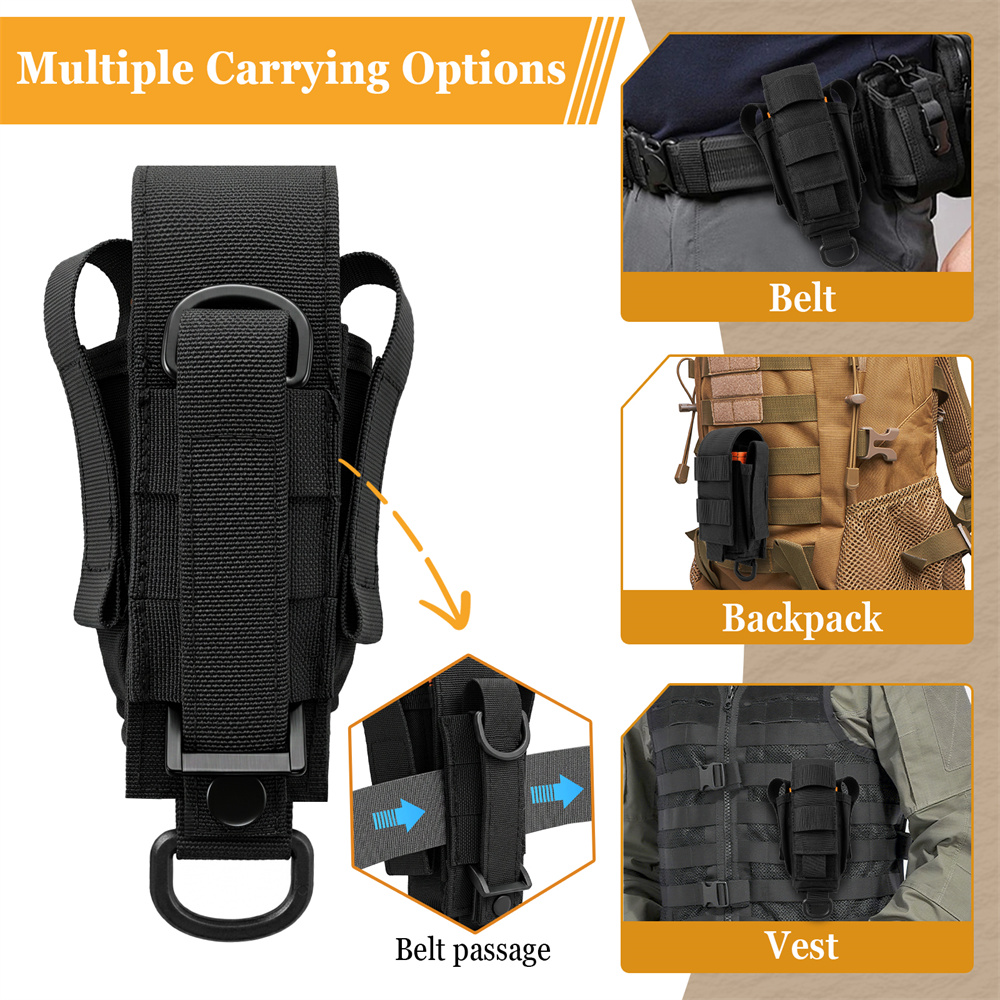 戦術的な懐中電灯ポーチアウトドアツール収納バッグマルチポケッ - Edc Carry Pocket Pouch のレビューと価格