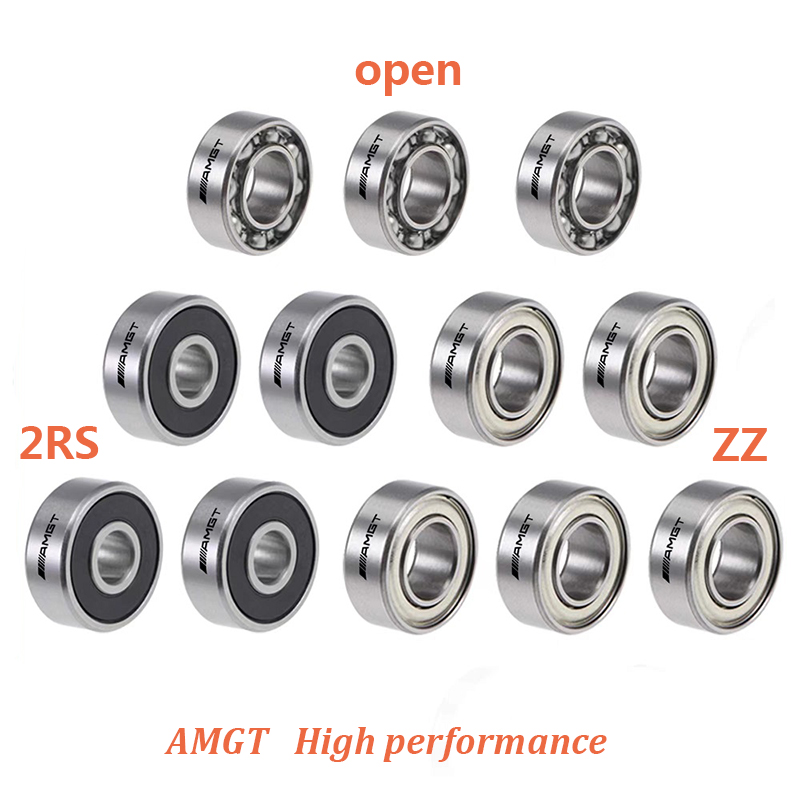 深い溝付きボールベアリング,10個amgt 605 608  - Fidget Spinner Bearing のレビューと価格