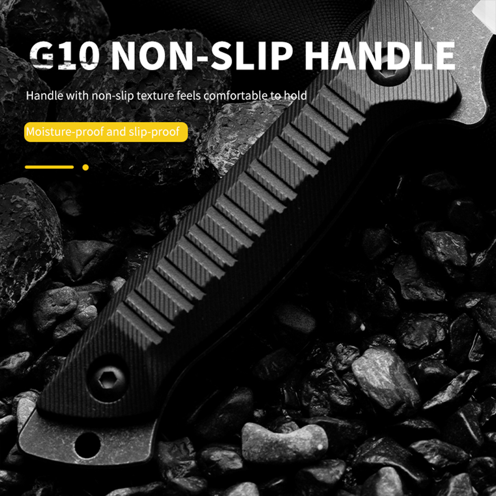 Huangfu-高硬度鋼屋外サバイバルナイフ、ポータブル、ハ - Edc Concealed Carry Knife のレビューと価格