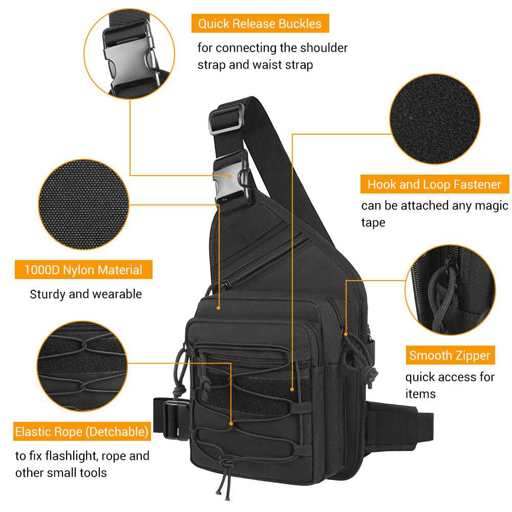 戦術用ピストル収納バッグ、隠し携帯用ピストルポーチ、ガンホル - Edc Carry Handgun のレビューと価格