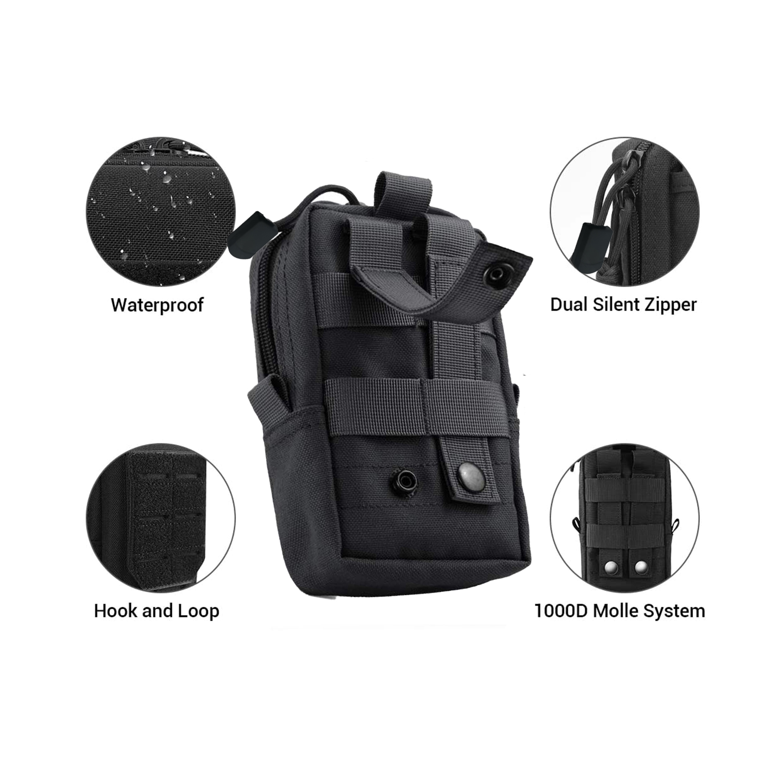 男性用タクティカルハイウエストバッグ,ツールポーチ,ユーティ - Edc Carry Pocket のレビューと価格