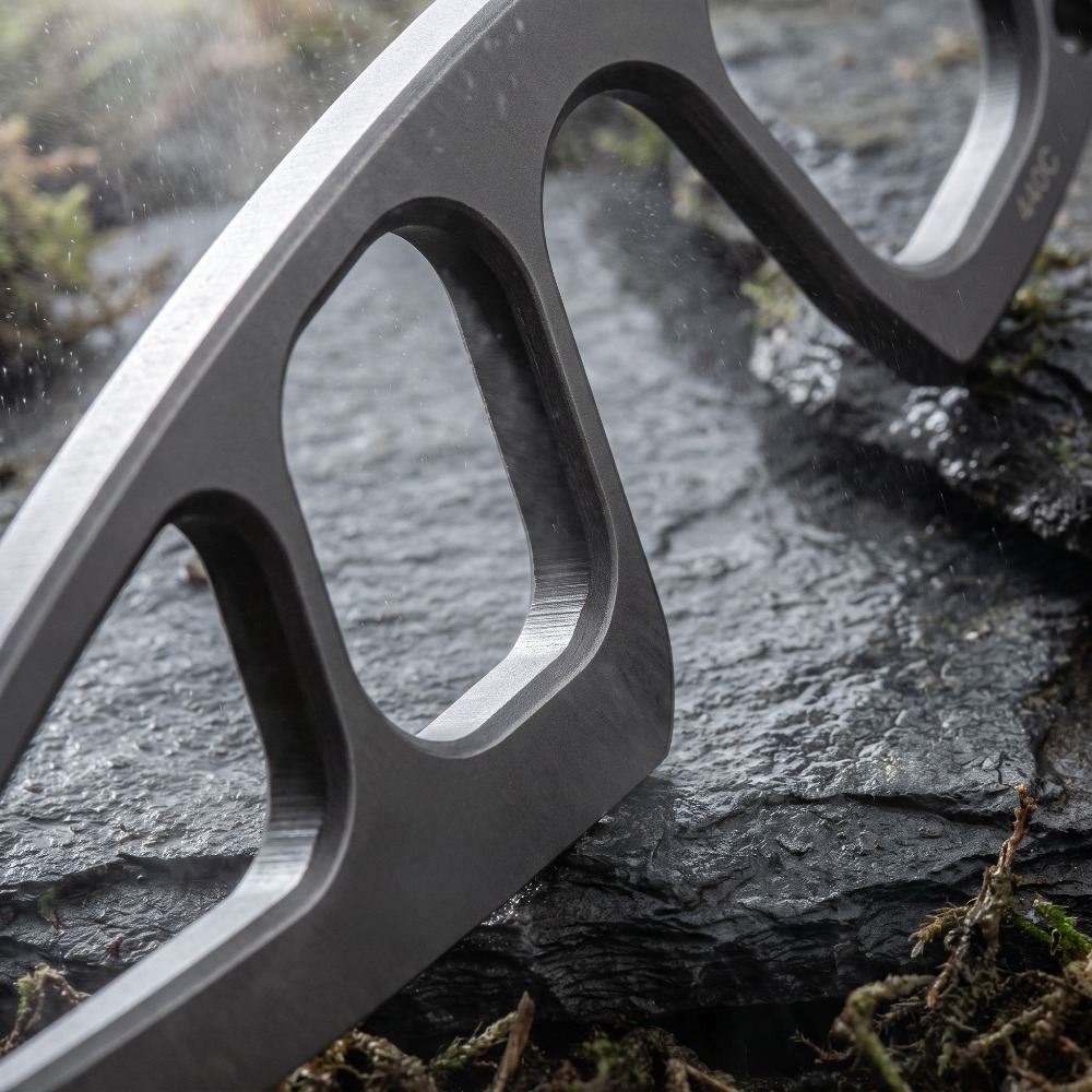 EDCポータブル固定刃ナイフ、中空デザインハンドルナイフ、カ - Edc Fixed Blade Deep Carry のレビューと価格