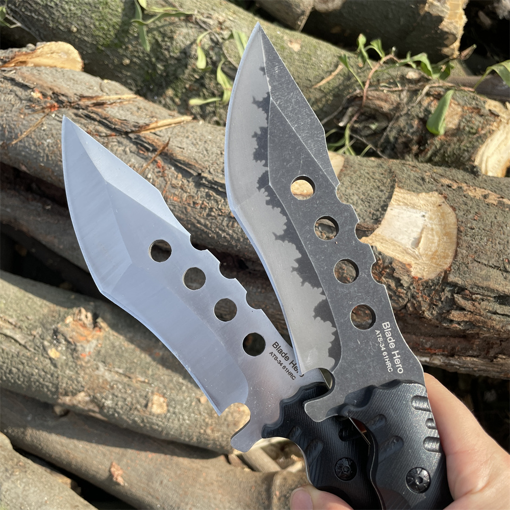 フルタング高品質ATS-34ブレードポケットナイフ、荒野キャ - Edc Concealed Carry Knife のレビューと価格