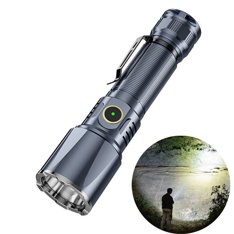 ポータブルLED懐中電灯,USB充電式,戦術的な懐中電灯,自 - Edc (Every Day Carry のレビューと価格