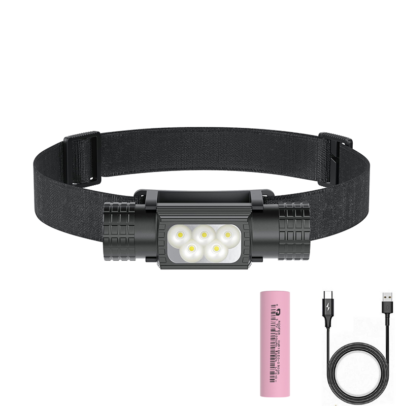 ポータブル充電式LEDヘッドランプ,18650バッテリー,高 - Edc (Every Day Carry のレビューと価格