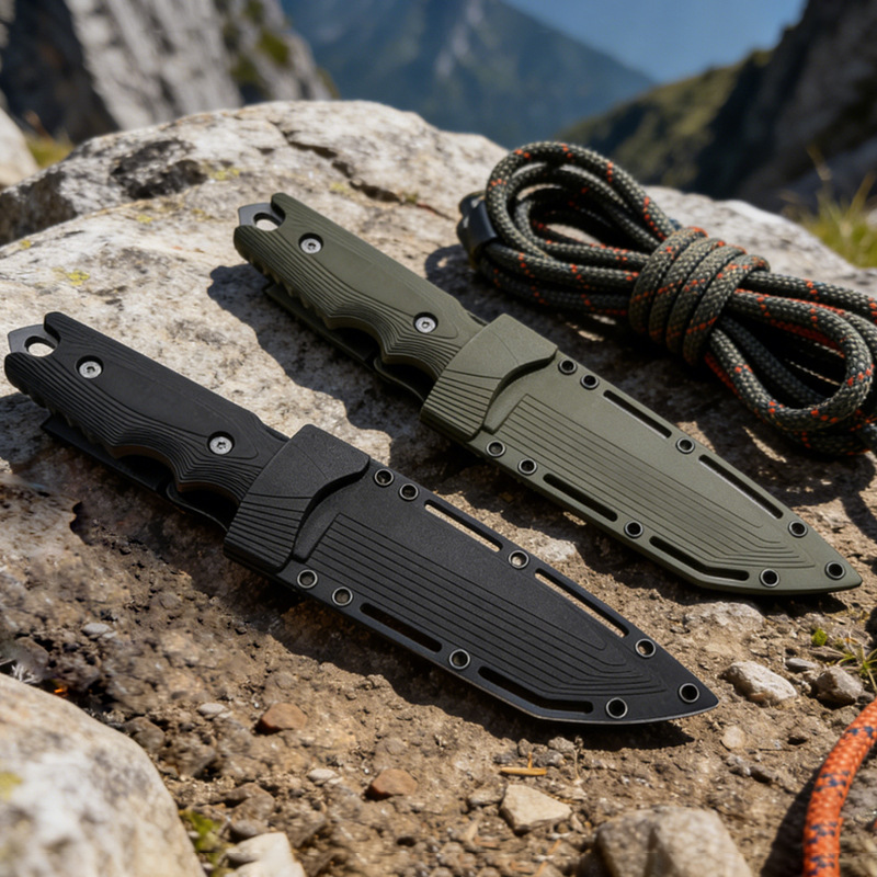 8071高品質ステンレス鋼ストレートナイフ - 440Cブレ - Edc Concealed Carry Knife のレビューと価格