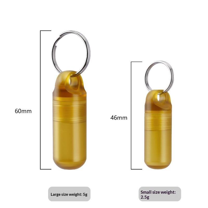 小型のPEI製ピルボトル。多機能収納ボックスとして、日常の持 - Edc Pill Carry のレビューと価格